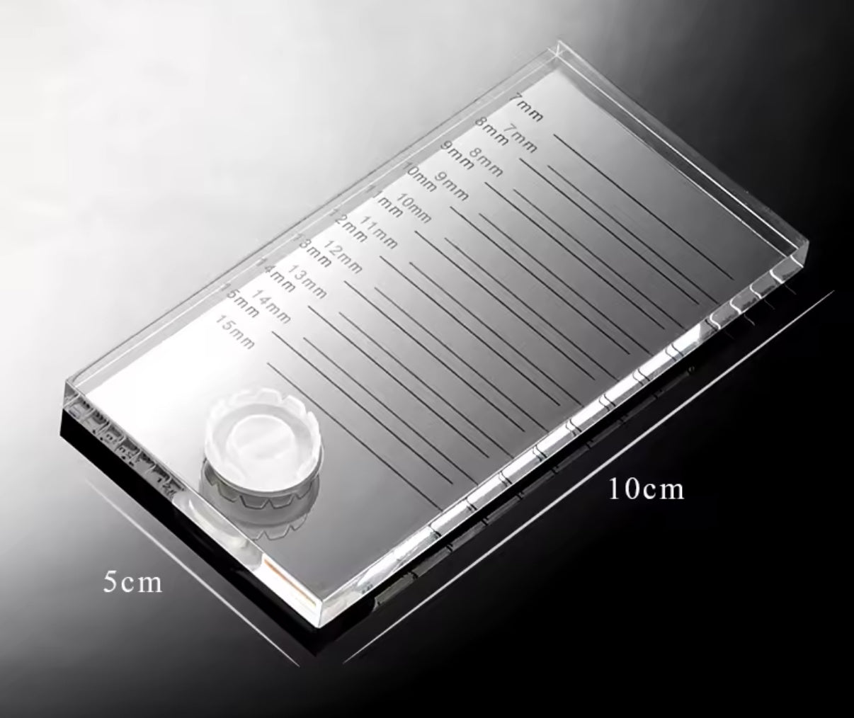 Clear Flat Lash Tile
