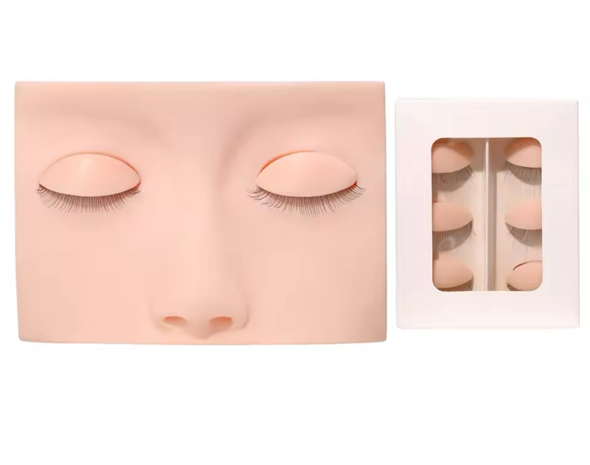 Lash Practice Face W/ Extra Eyelids