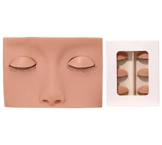 Lash Practice Face W/ Extra Eyelids
