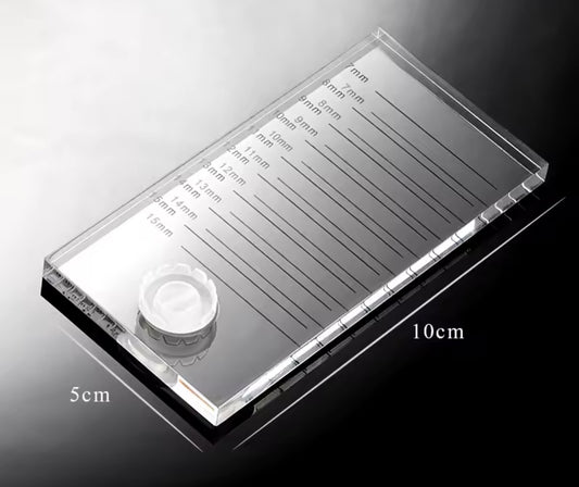 Clear Flat Lash Tile