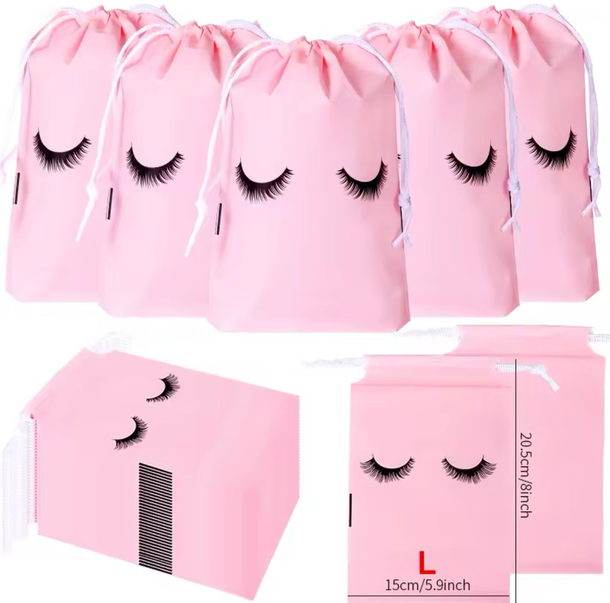 20pc Large Lash Bags
